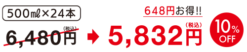 月のしずく 500ml × 24本